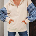 Adalynn Kangaroo Half Zipper Hoodie