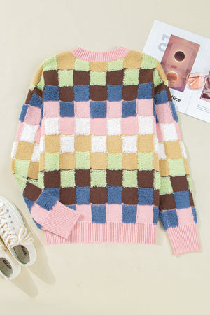 Kiara Pattern Front Cardigan Sweater
