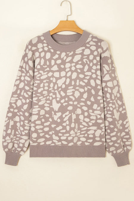 Avery Trim Drop Shoulder Sweater