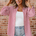 Mariah Side Slit Loose Shirt