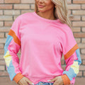 Veronica Colorblock French Terry Top