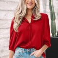 Paislee 3 4 Sleeve Blouse