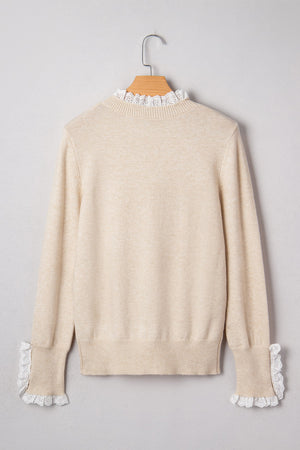 Madalyn Patchwork Cuffs Loose Sweater