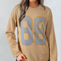 Macy Drawstring Hemline Oversize Long Sleeve Top