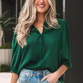 Gwendolyn 3 4 Sleeve Blouse