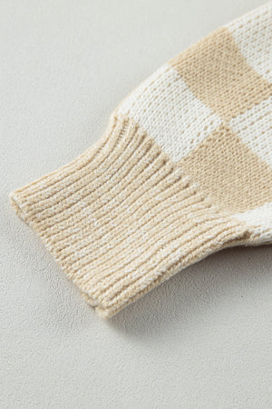 Vivifira Print Drop Shoulder Sweater