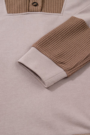 Alessia Exposed Seam Casual Hoodie