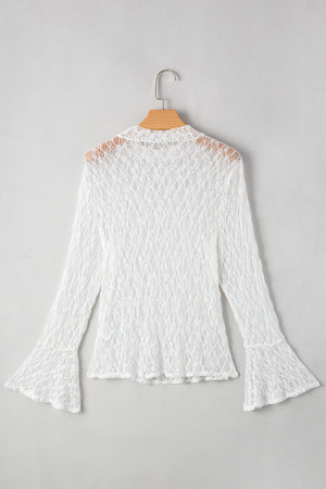 Laurel Bell Sleeve Mock Blouse