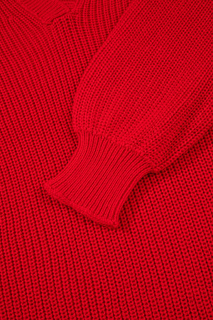 Evelyn Knit Drop Shoulder Sweater