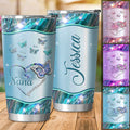 Butterflies Blessed to be called Nana Mimi Gigi Grandma Personalized Tumbler SC9101