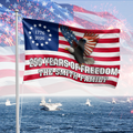 Custom Family Name 250 Years of Freedom 1776–2026 Eagle House Flag CH07 899590