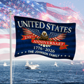 Unites State 250 Years Anniversary Custom Family Name House Flag CH07 910160