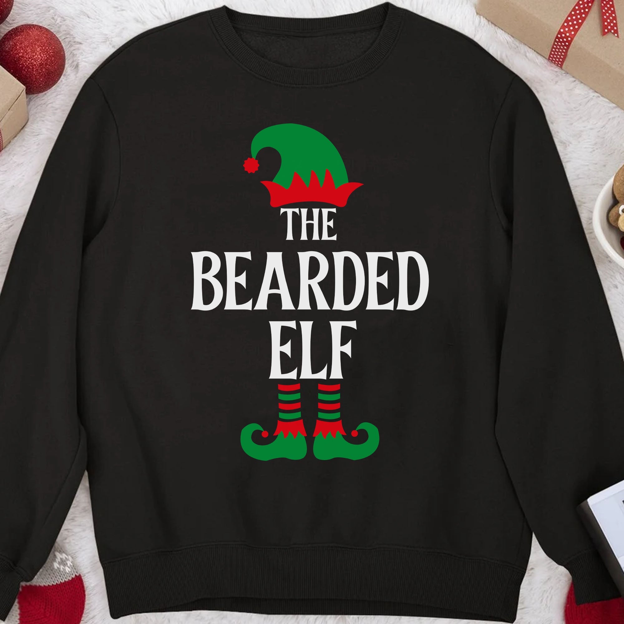 Custom The Elf Shirt, Funny Christmas Family Matching Shirt, Personalized Custom Family Sweatshirt C840