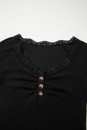 Waverly Sleeve Ribbed top Long Sleeve Top