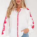 Karibella Sleeve Casual Shirt Long Sleeve Top