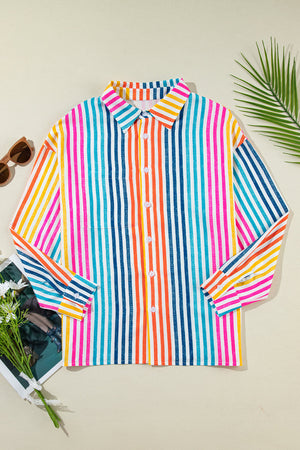 Winter Drop Shoulder Loose Shirt