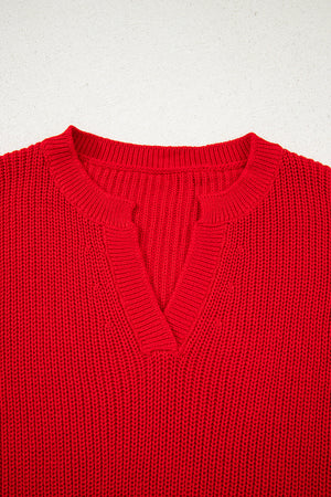Evelyn Knit Drop Shoulder Sweater
