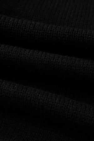 Faye Backless Bubble Sleeve Sweater