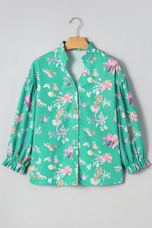 Bella Lantern Sleeve Front Shirt