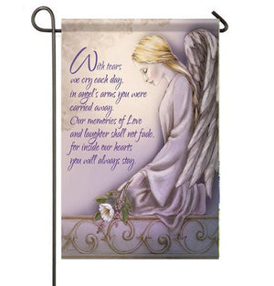 Angel Arms Garden or Cemetery Flag