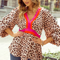 Blatara Balloon Sleeve Babydoll Blouse