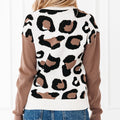 Jocelyn Block Patchwork Sleeve Sweater