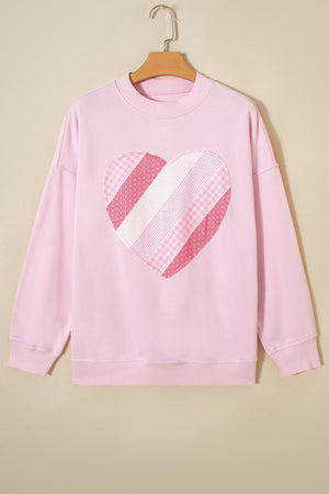 Matilda Sweetheart Patchwork Oversize Sweatshirt