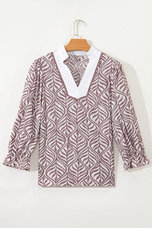 Phoebe Collar Puff Sleeve Top