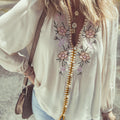 June Puff Sleeve Loose Shirt