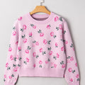 Sophia Drop Shoulder Cropped Sweater