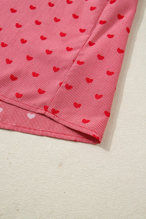 Charlie Sleeve Loose Valentine Shirt