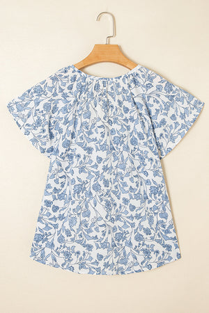 Avianna Print Fantasy Fluttering Blouse