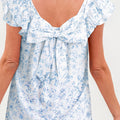 Beatrice Bow Back Square Blouse