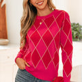 Wynter Pattern Knit Casual Sweater