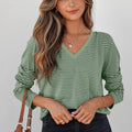 Capri Stripe Stretchy Long Sleeve Top