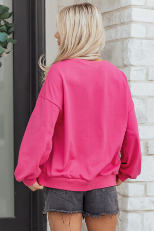 Armani Clover Embroidered Loose Pullover