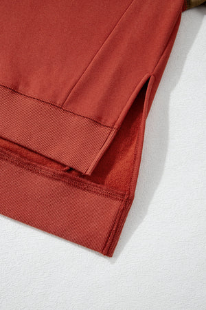 Ella Patchwork Drop Shoulder Pullover