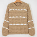 Avery Puff Sleeve Baggy Sweater
