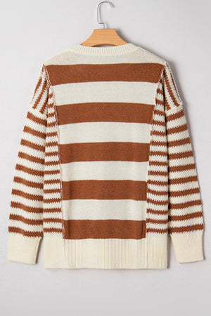 Sadie Sleeve Patchwork Baggy Sweater