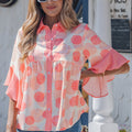 Angelica Short Sleeve Babydoll Shirt