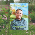 Countryside Personalized Memorial Garden Flag