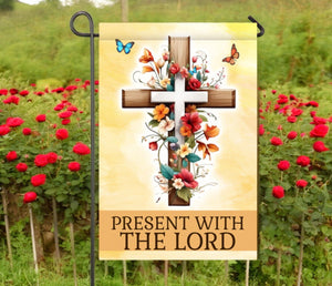 Cross Garden or Cemetery Flag