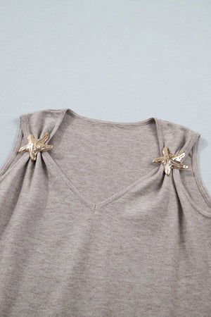 Clementine Metal Star Detail Sweater