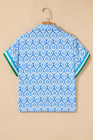 Jade Sleeve Summer Blouse Top