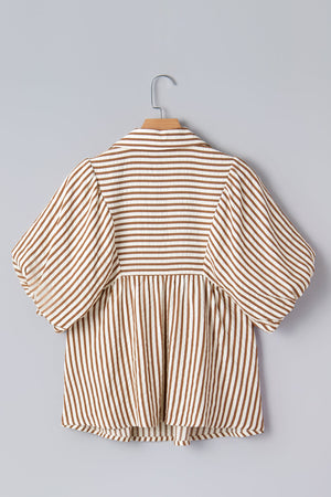 Lina Short Puff Sleeve Blouse
