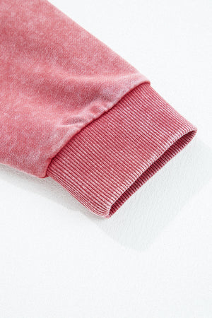 Liberty Raw Hem Crop Sweatshirt