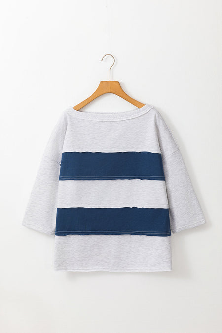 Melissa Sleeve Raw Seamed Sweatshirt