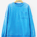 Adalynn Seam Double Patched Pullover