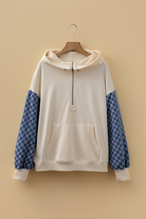 Adalynn Kangaroo Half Zipper Hoodie