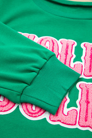 Luz Embroidered Christmas Holiday Sweatshirt